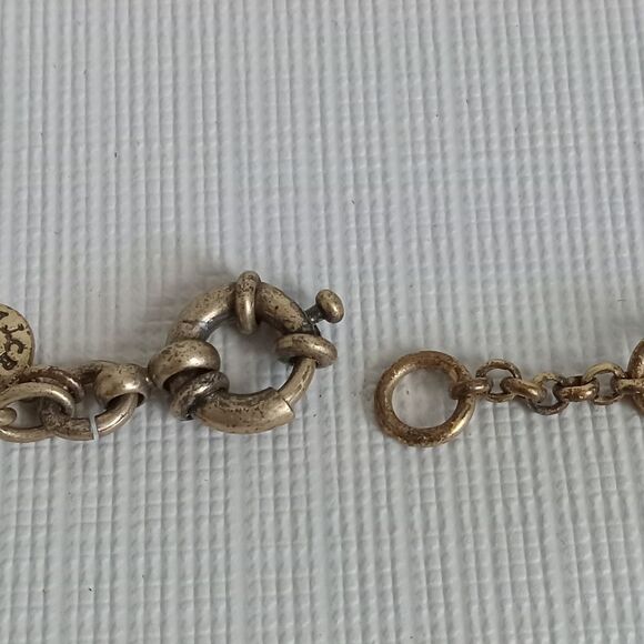 J. Crew Gold Toned Rhinestone Encrusted Metal Cable Link Choker Style Necklace - Picture 10 of 10